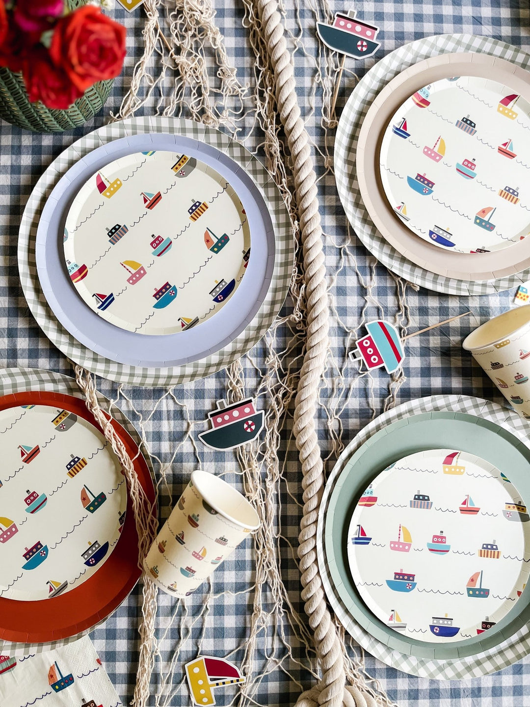 Gingham Dreams: Celebrate in Style with Chic Party Supplies for Kids & Baby Showers - Josi James