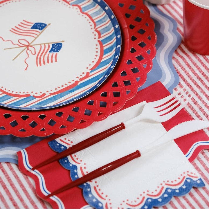 4th of July Patriotic Cocktail Napkin Gatherings by Curated Paperie