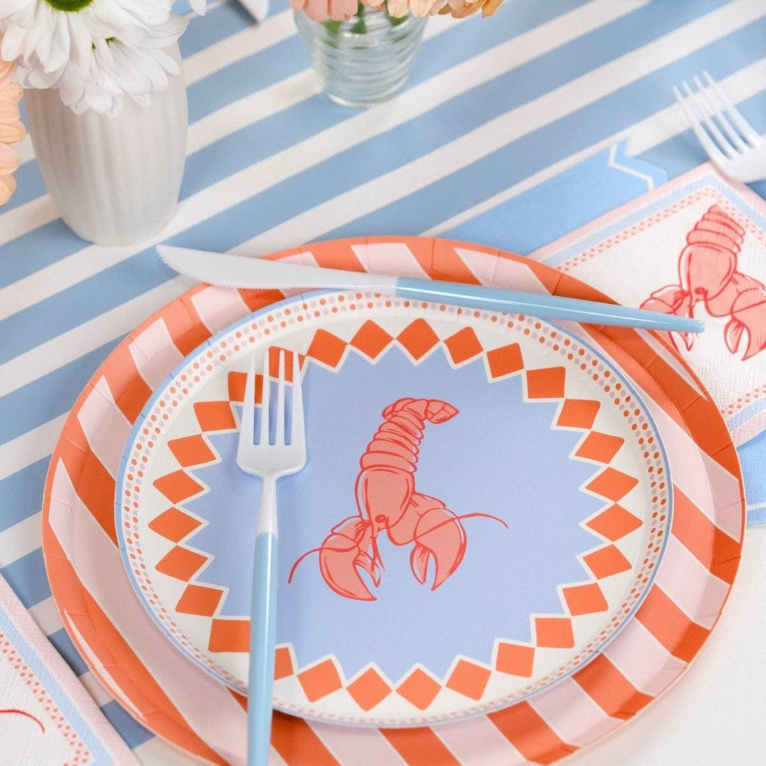 Lobster Dessert Plates Gatherings by Curated Paperie