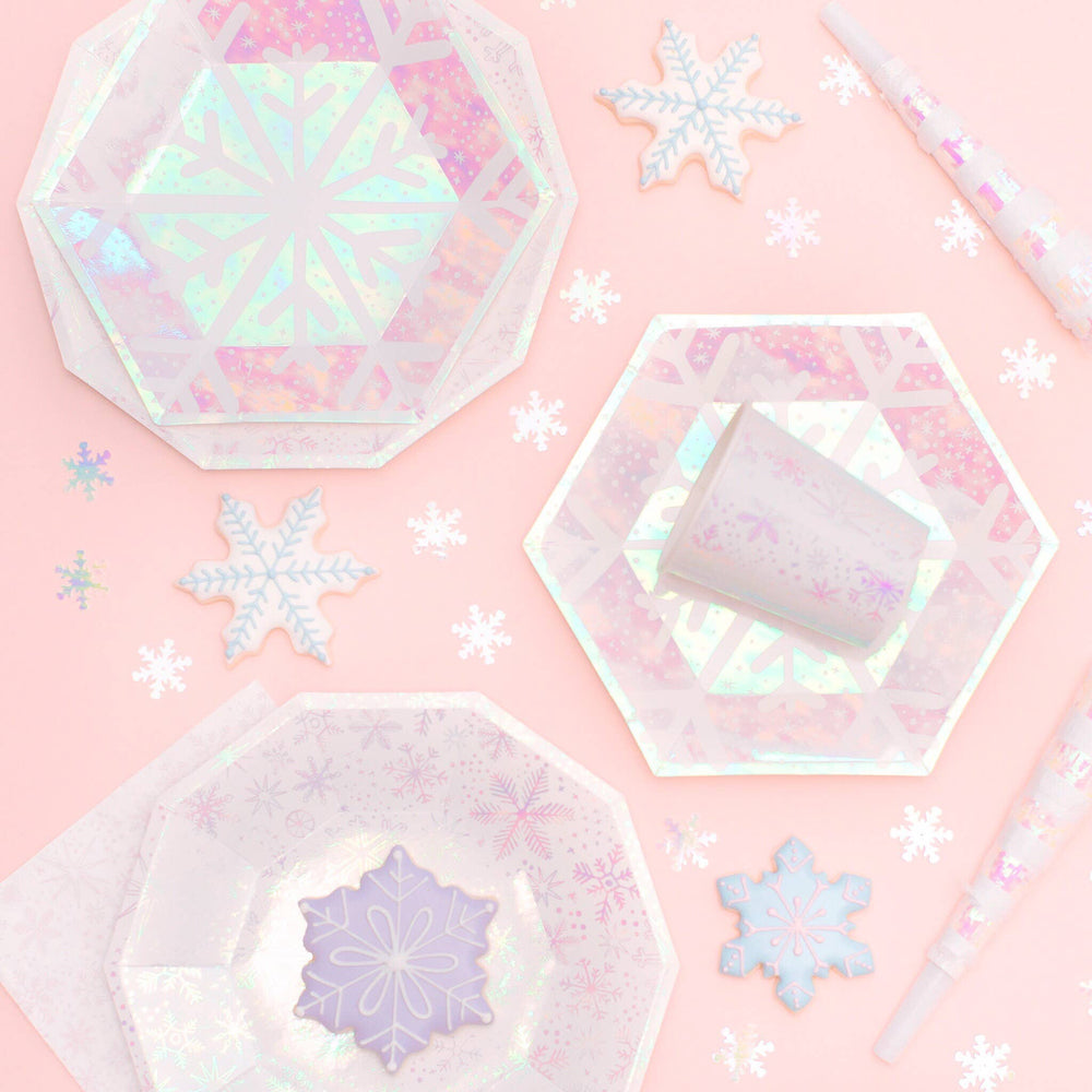 Frosted Large Plates - 8 Pk. Jollity & Co. + Daydream Society