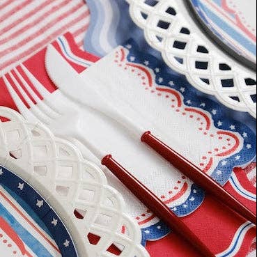 4th of July Patriotic Cocktail Napkin Gatherings by Curated Paperie