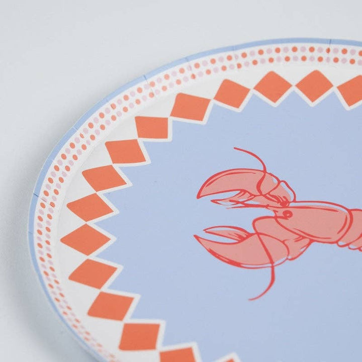 Lobster Dessert Plates Gatherings by Curated Paperie