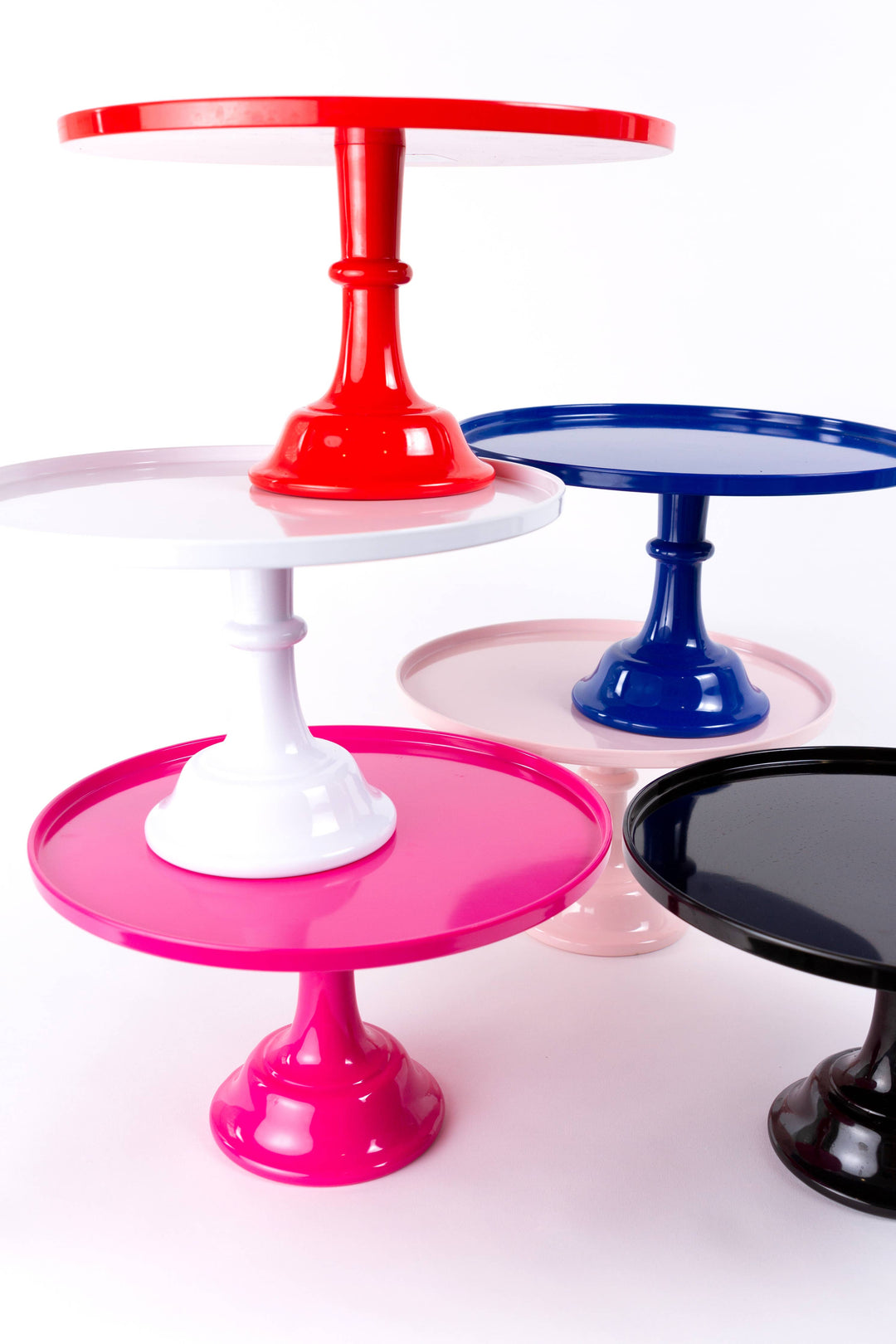 Red Melamine  Cake Stand | Cupcake Stand |  Dessert Display Sprinkles & Confetti Party Supplies