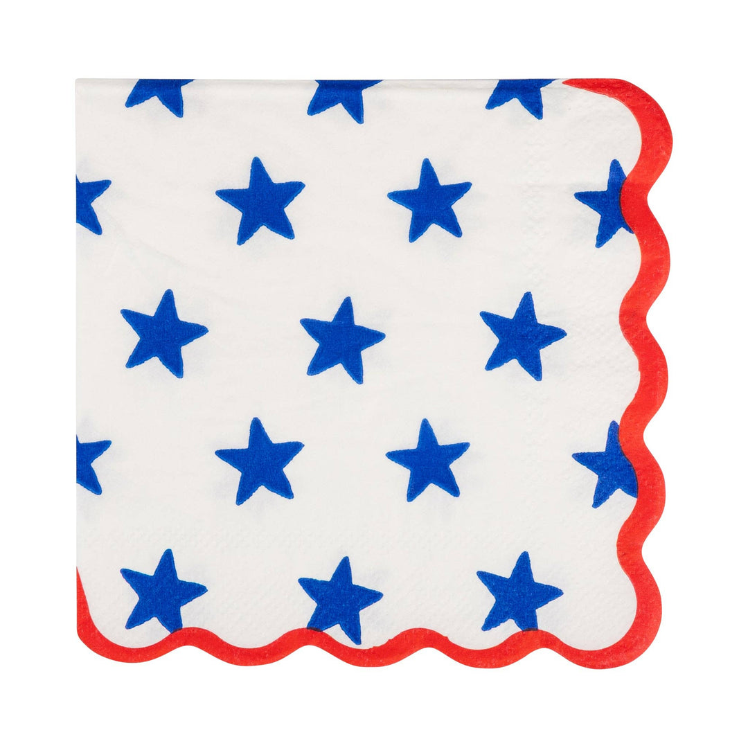 SSP1238 - Stars and Stripes Paper Cocktail Napkin Set My Mind’s Eye