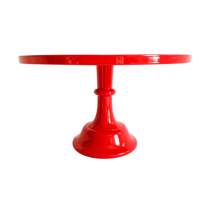 Red Melamine  Cake Stand | Cupcake Stand |  Dessert Display Sprinkles & Confetti Party Supplies