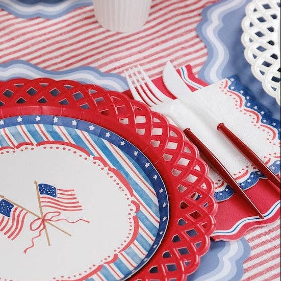 4th of July Patriotic Cocktail Napkin Gatherings by Curated Paperie
