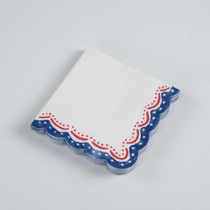 4th of July Patriotic Cocktail Napkin Gatherings by Curated Paperie