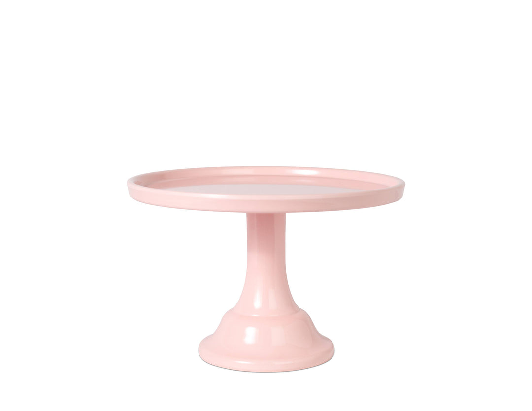 Melamine Cake Stand Small- Peony Pink 8.5 inch Joyeux Company