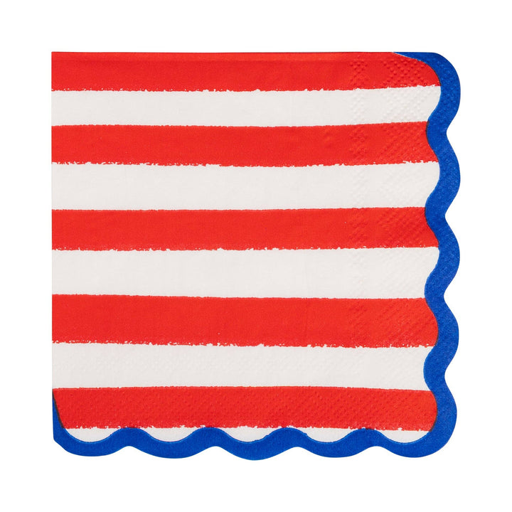 SSP1238 - Stars and Stripes Paper Cocktail Napkin Set My Mind’s Eye