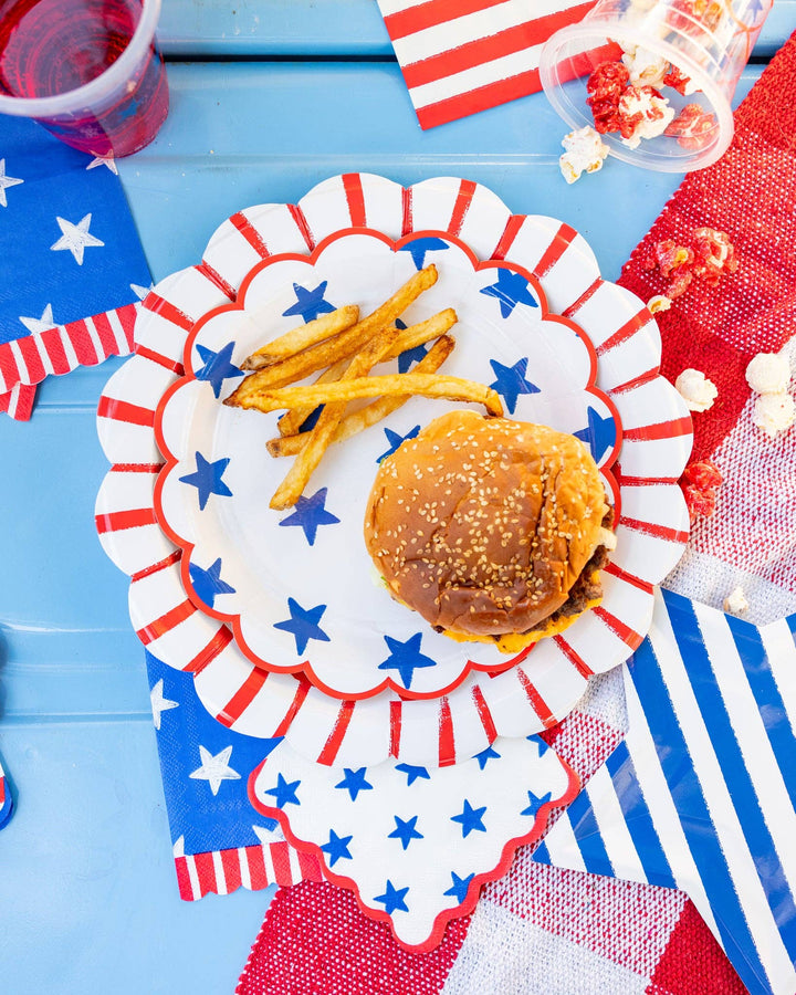 SSP1238 - Stars and Stripes Paper Cocktail Napkin Set My Mind’s Eye