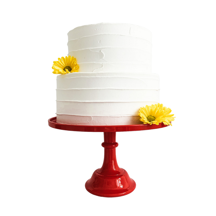 Red Melamine  Cake Stand | Cupcake Stand |  Dessert Display Sprinkles & Confetti Party Supplies