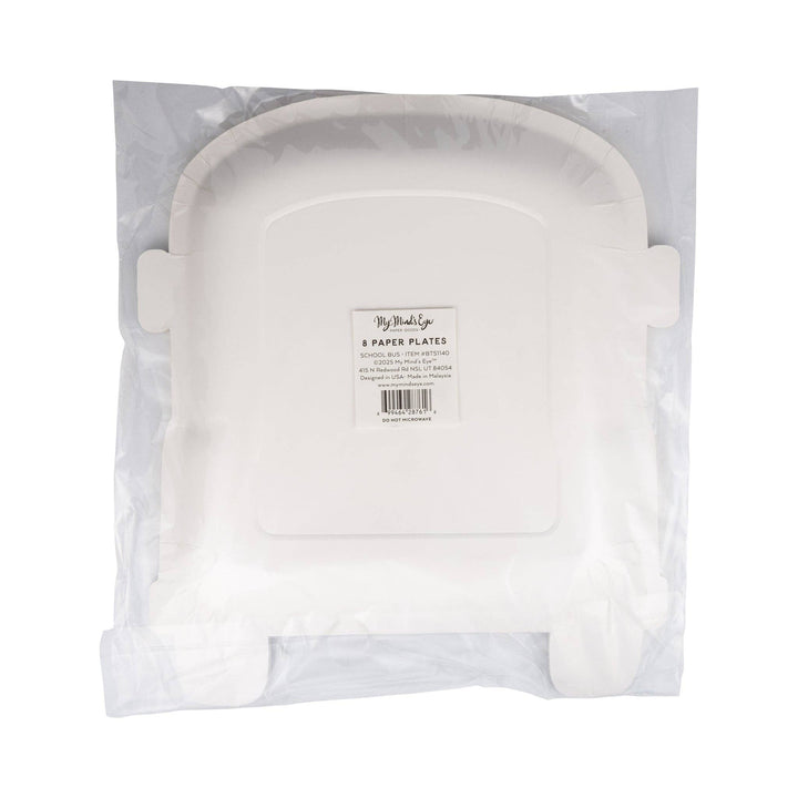 BTS1140 - School Bus Shaped Paper Plate My Mind’s Eye