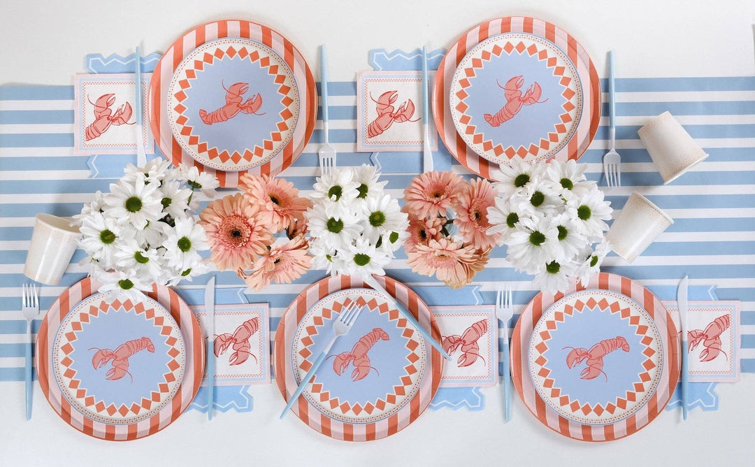 Lobster Dessert Plates Gatherings by Curated Paperie