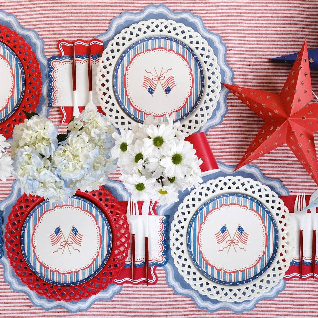 4th of July Patriotic Cocktail Napkin Gatherings by Curated Paperie