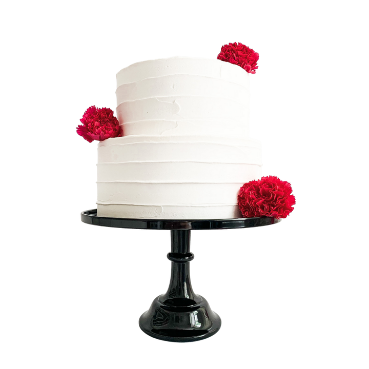 Black Melamine Cake Stand | Cupcake Stand | Dessert Display Sprinkles & Confetti Party Supplies