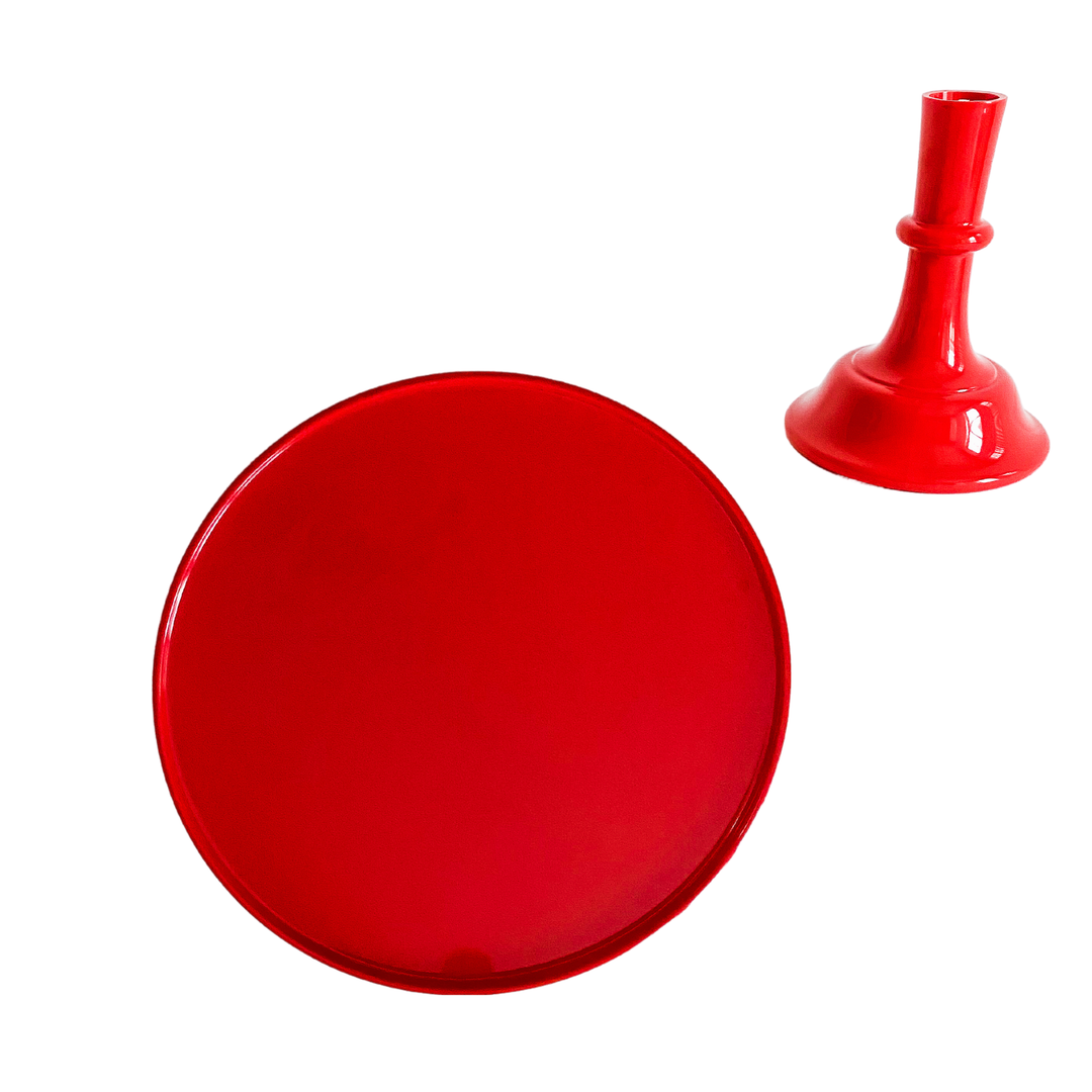 Red Melamine  Cake Stand | Cupcake Stand |  Dessert Display Sprinkles & Confetti Party Supplies