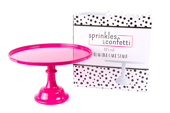 Red Melamine  Cake Stand | Cupcake Stand |  Dessert Display Sprinkles & Confetti Party Supplies
