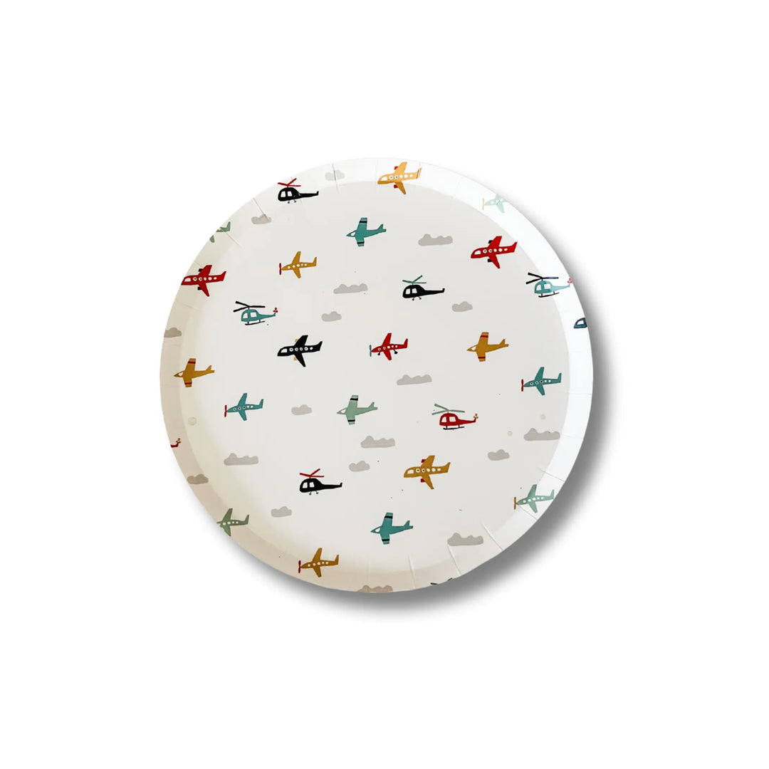 Airplane Dessert Paper Plate (12pcs) Josi James