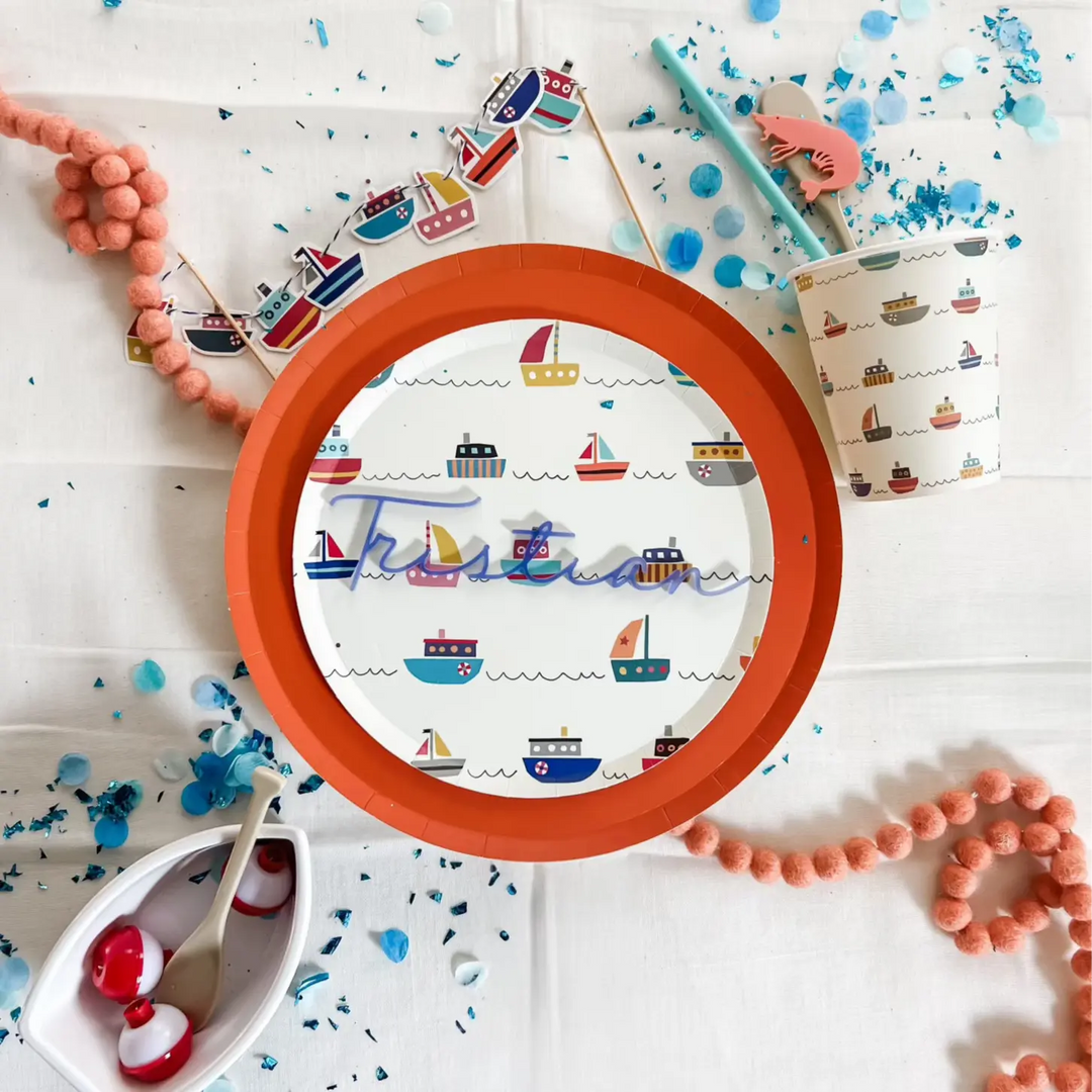 Boat Paper Party Cups  (8pcs) Josi James