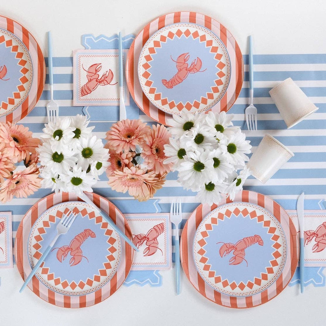 Lobster Dessert Plates Gatherings by Curated Paperie