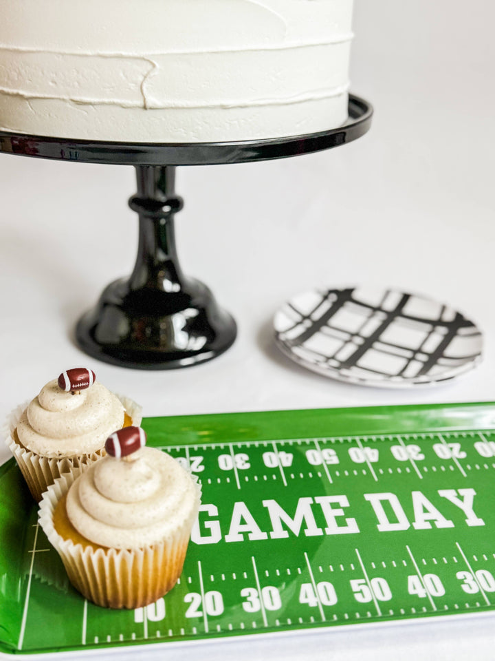 Black Melamine Cake Stand | Cupcake Stand | Dessert Display Sprinkles & Confetti Party Supplies