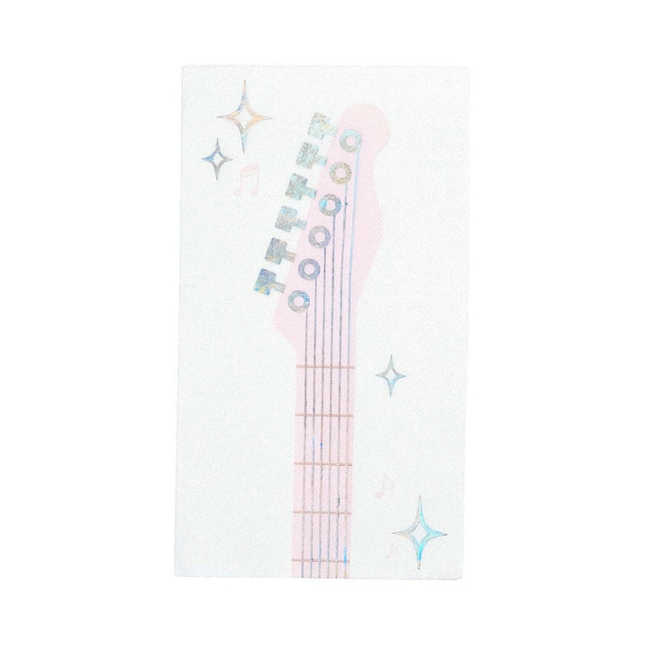 Pop Star Dance Party Guitar Guest Towel Gatherings by Curated Paperie