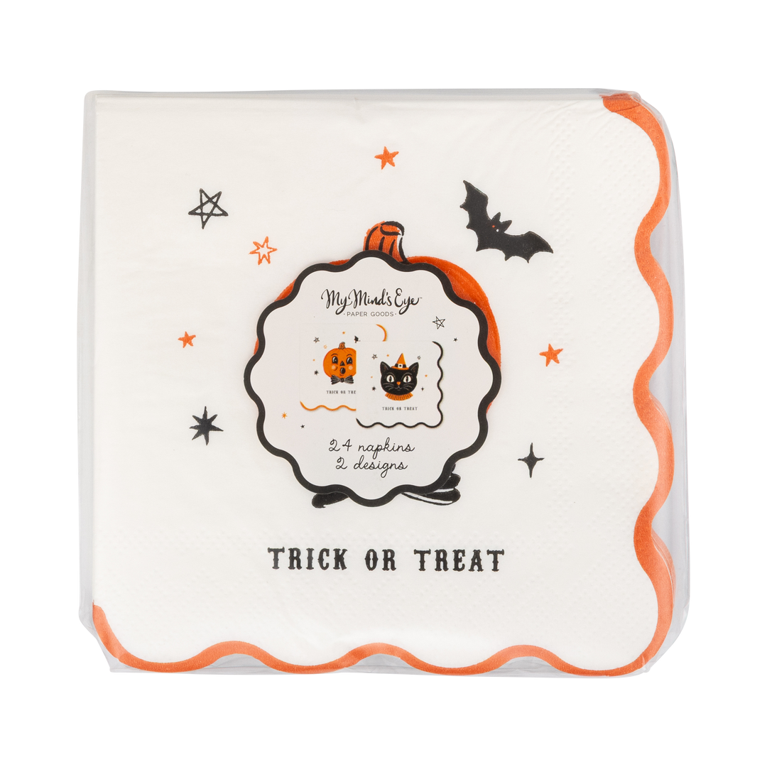 VHP1339 - Vintage Halloween Characters Cocktail Napkin Set My Mind’s Eye