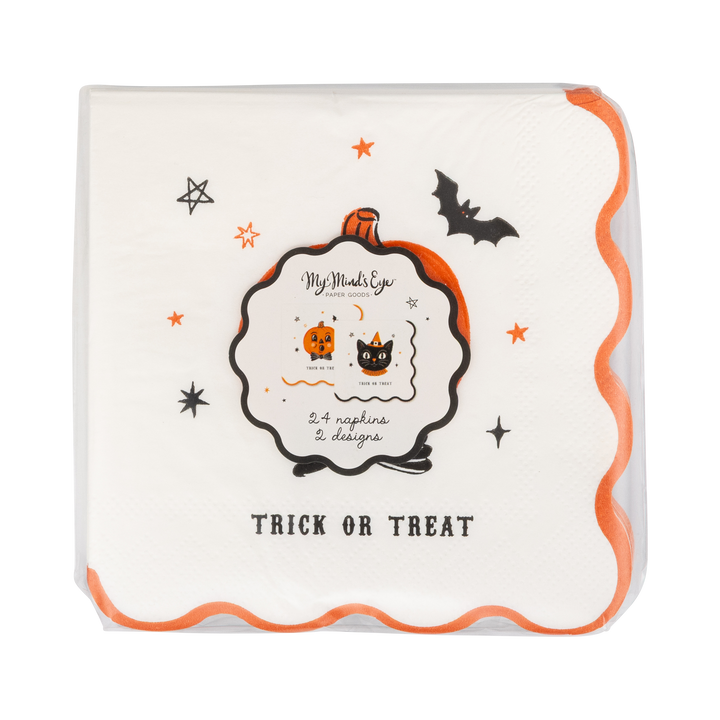 VHP1339 - Vintage Halloween Characters Cocktail Napkin Set My Mind’s Eye