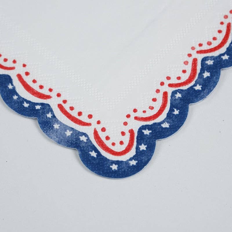 4th of July Patriotic Cocktail Napkin Gatherings by Curated Paperie