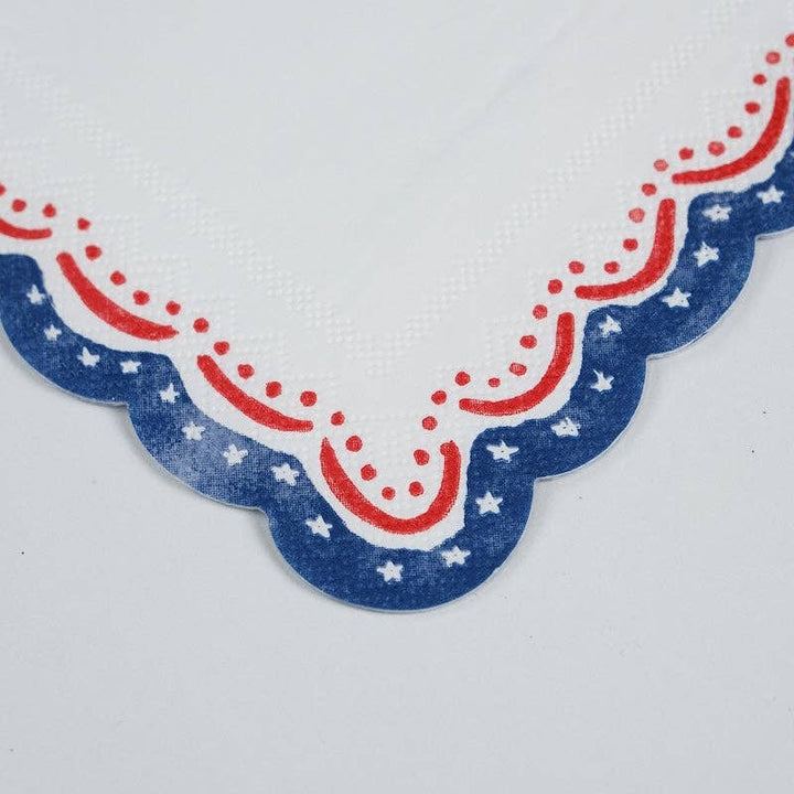 4th of July Patriotic Cocktail Napkin Gatherings by Curated Paperie