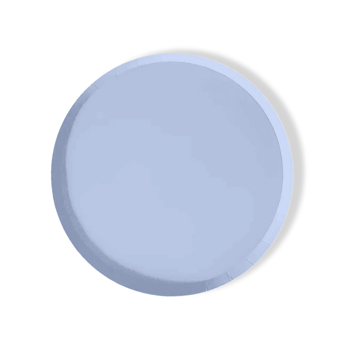 Baby Blue Paper Party Plate (12pcs) - Josi James - 9 Inch Plate