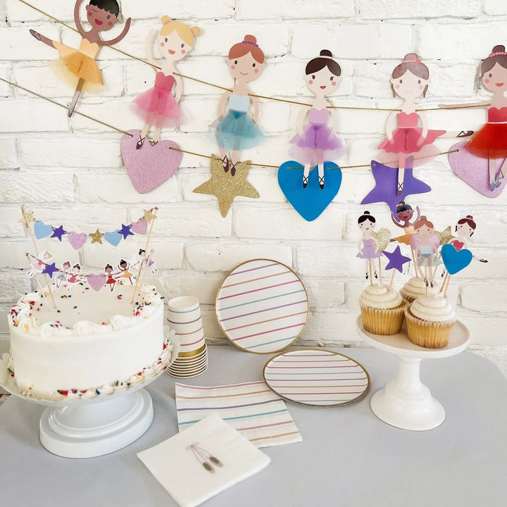Ballerina Party Tableware Kit - Josi James - Party Tableware Kit