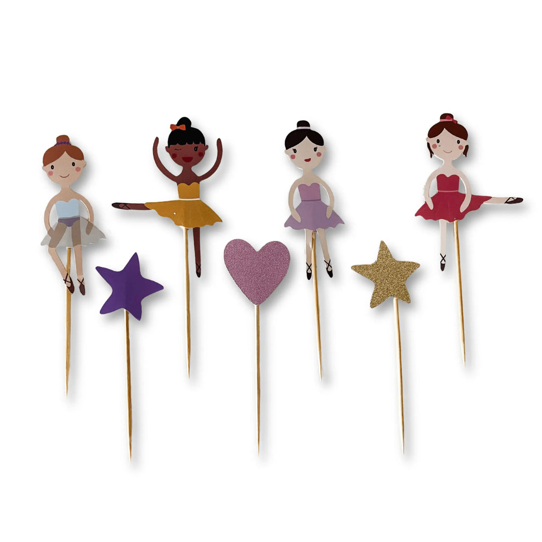 Ballet Cupcake Toppers (8pcs) - Josi James - Cupcake Toppers