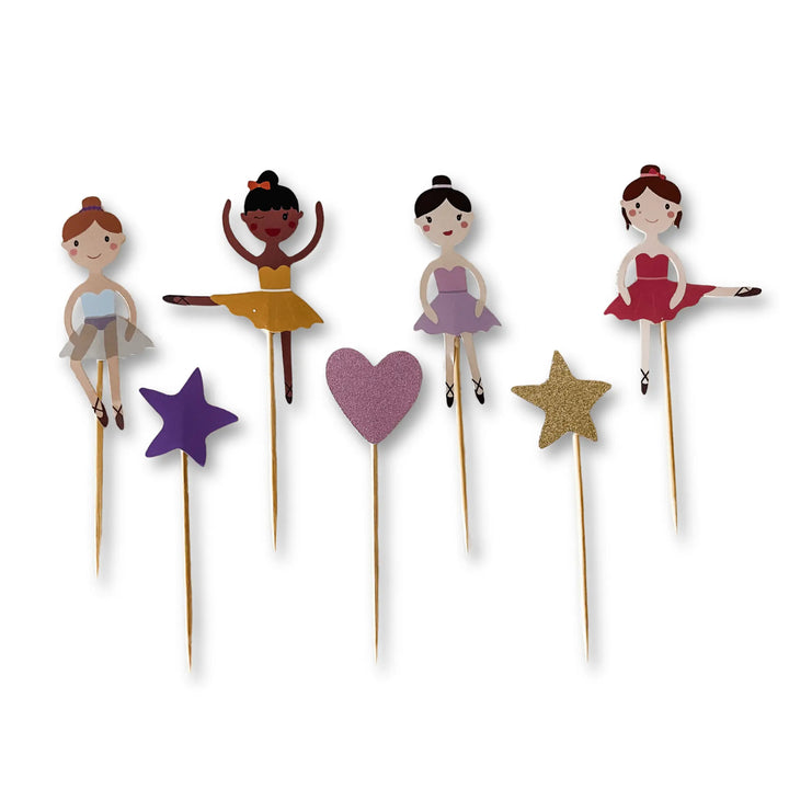 Ballet Cupcake Toppers (8pcs) - Josi James - Cupcake Toppers