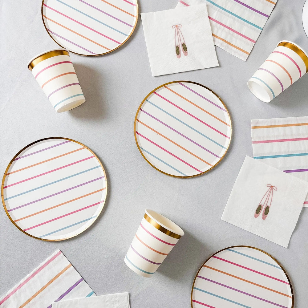 Ballet Slipper Disposable Paper Napkins, Small (16pcs) - Josi James - Small Napkins