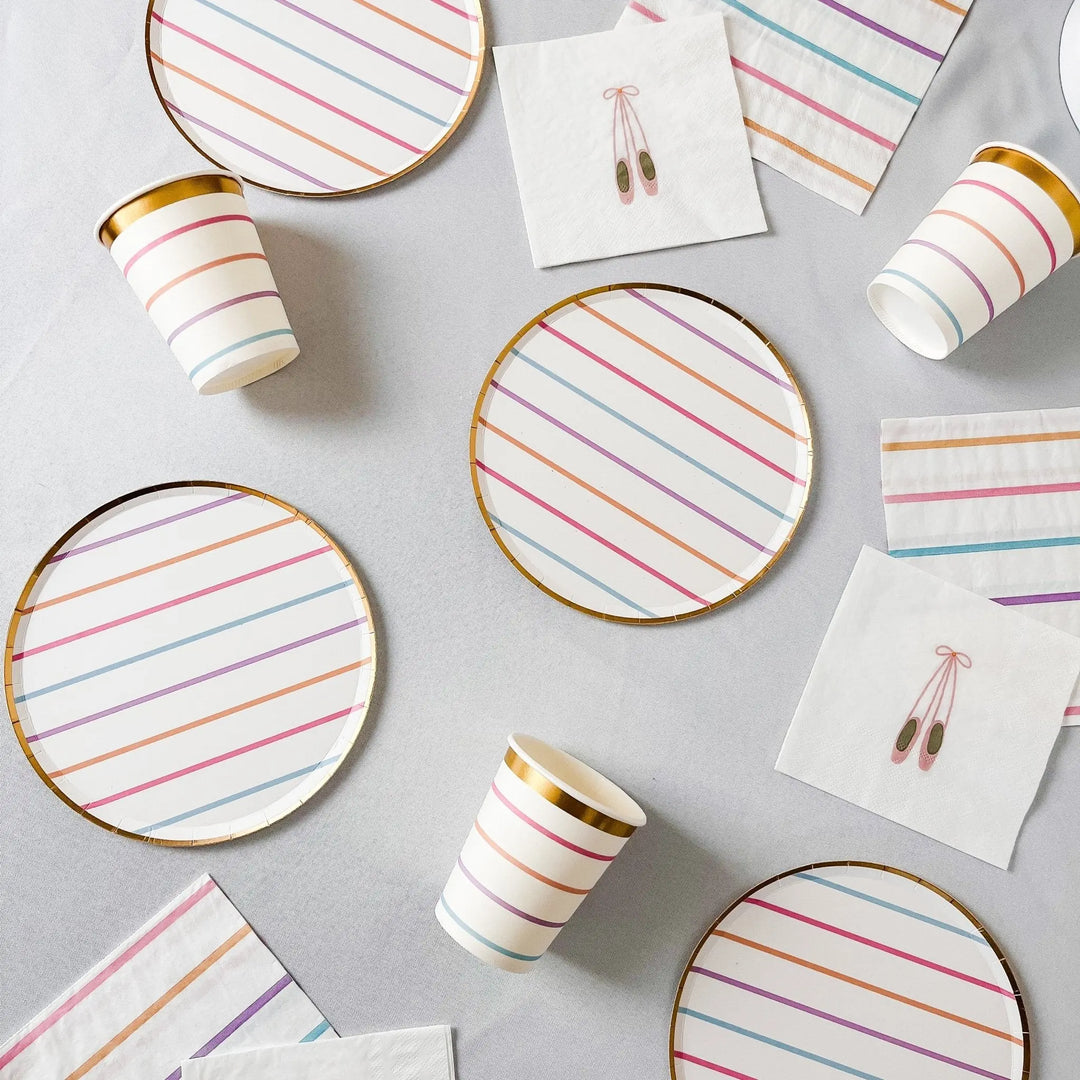 Ballet Slipper Disposable Paper Napkins, Small (16pcs) - Josi James - Small Napkins
