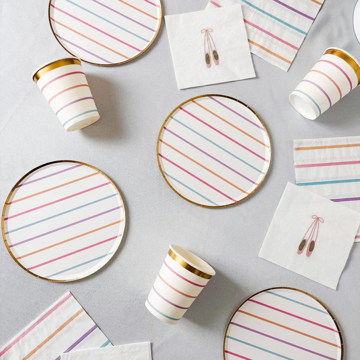 Ballet Slipper Disposable Paper Napkins, Small (16pcs) - Josi James - Small Napkins