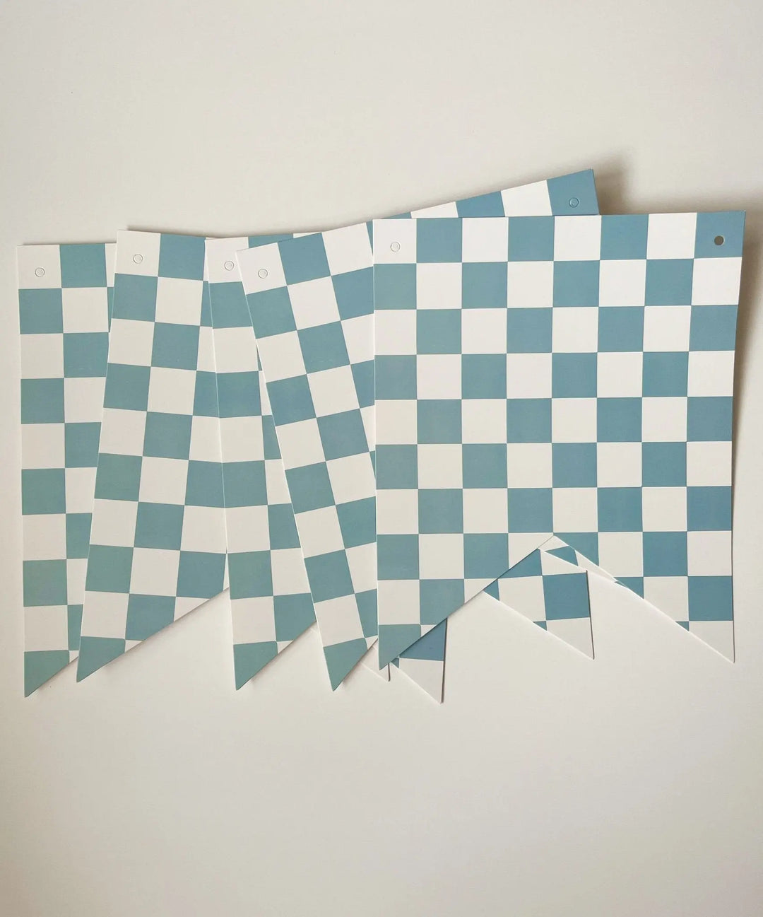 Blue & Yellow Flag Checkered Banners (2) 8 Ft - Josi James - Banners