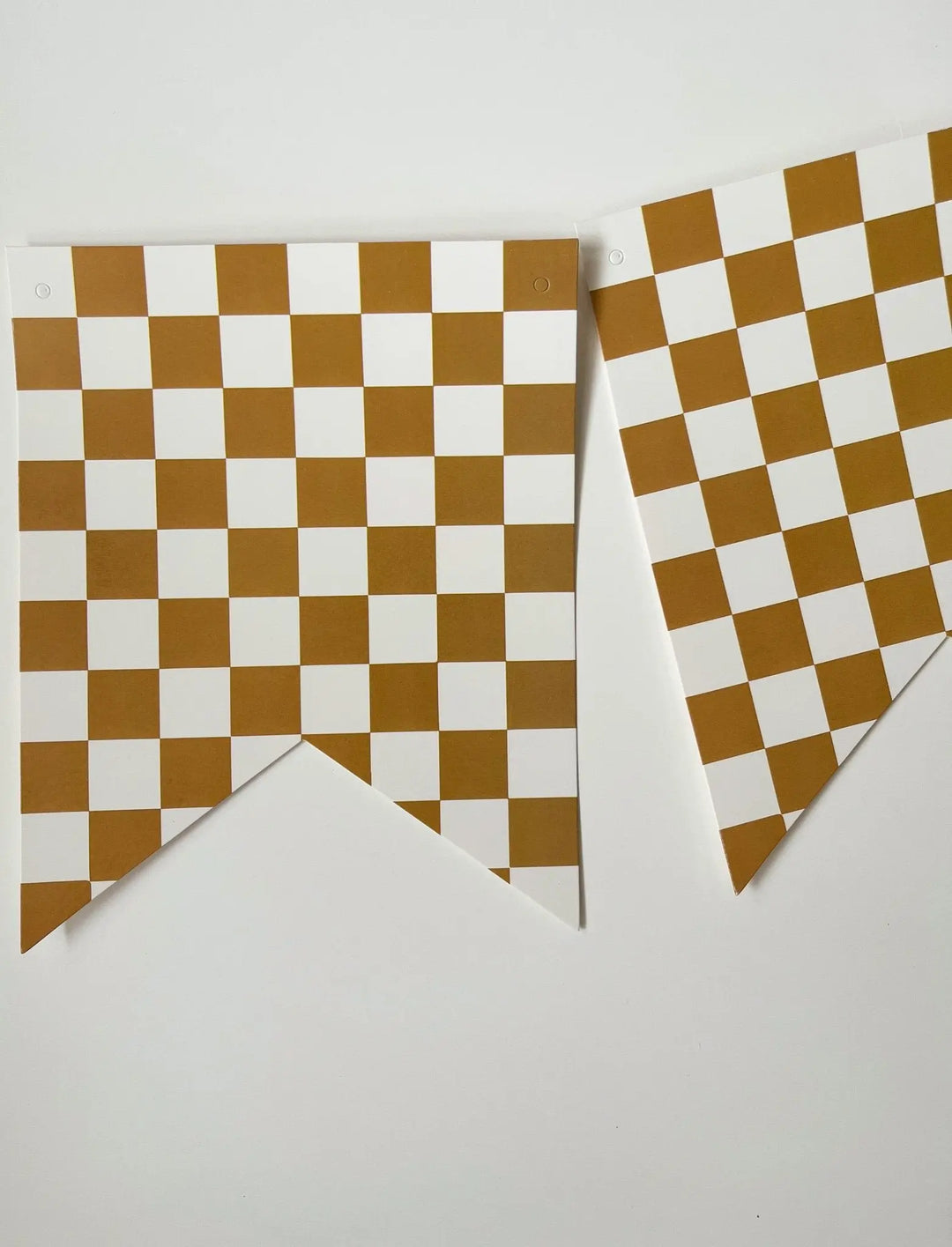 Blue & Yellow Flag Checkered Banners (2) 8 Ft - Josi James - Banners