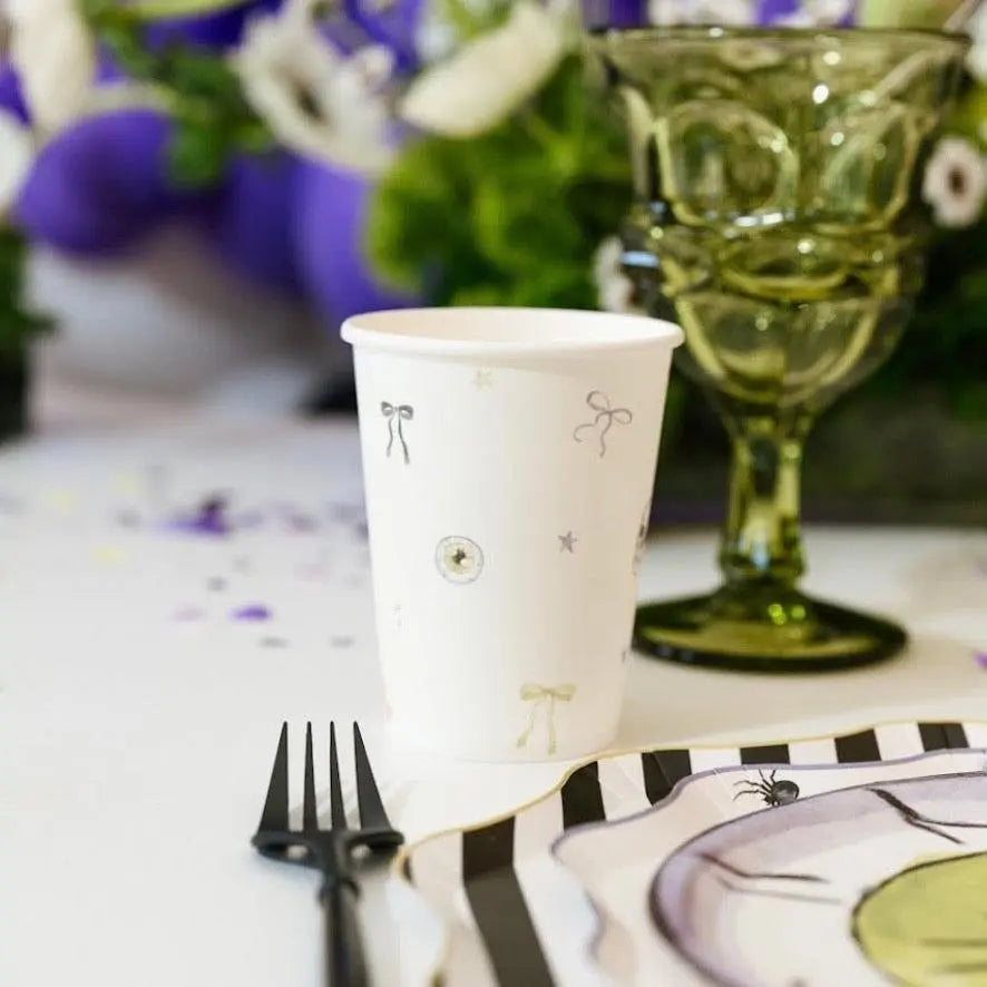 Bows & Boos Halloween Patterned Cups (12pcs) - Josi James - Cups