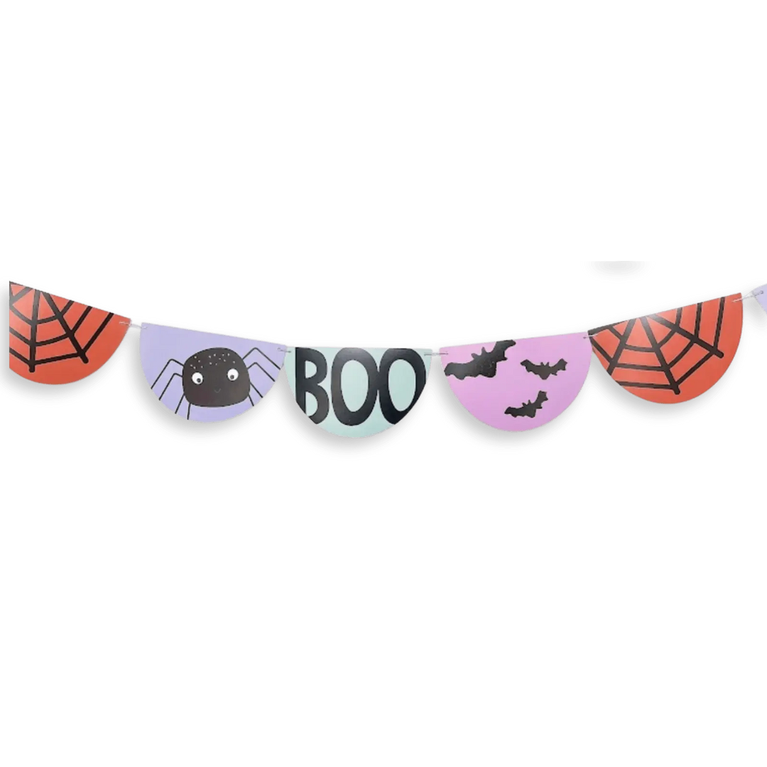 Bright Scalloped Halloween Banner - Josi James - Banners