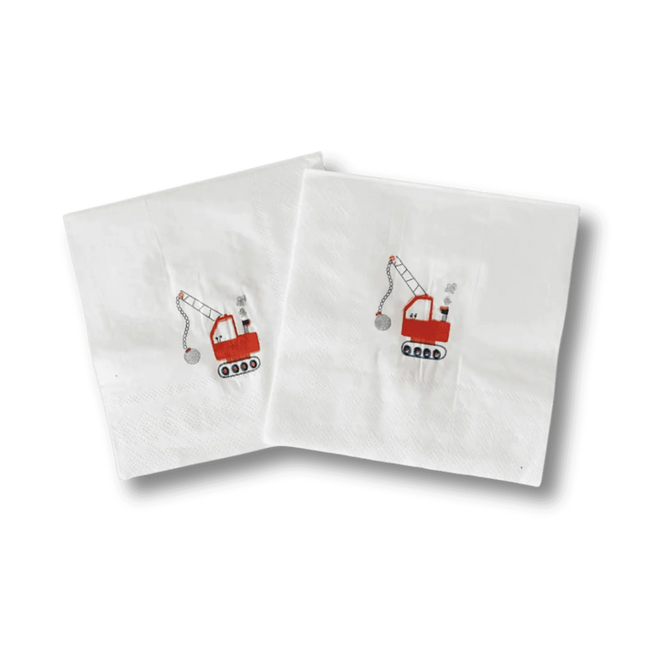 Builder Small Disposable Paper Napkins (16pcs) - Josi James - Small Napkins