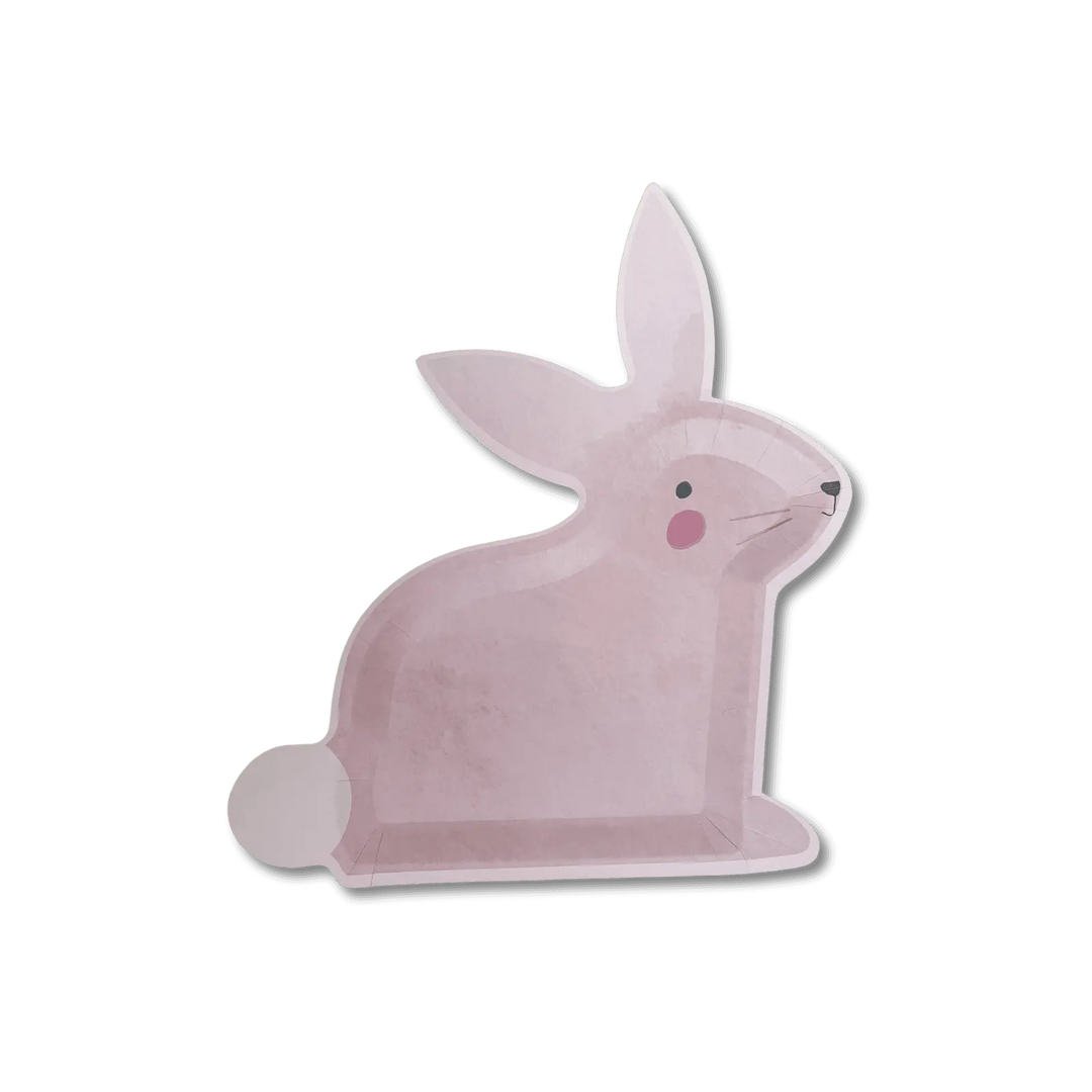 Bunny Dessert Plate (8pcs) - Josi James - Die Cut Plate