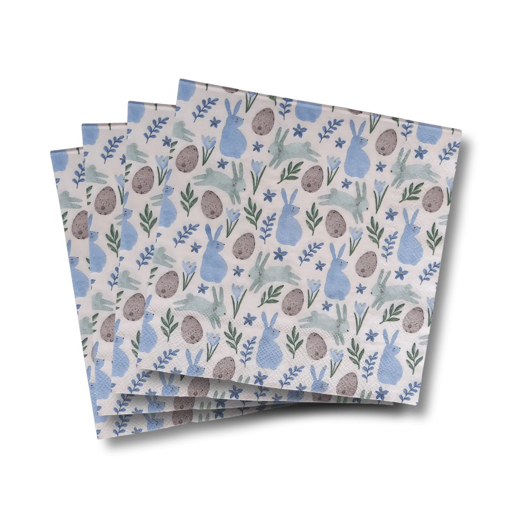 Bunny Large Disposable Paper Napkins (16pcs) - Josi James - Large Napkins