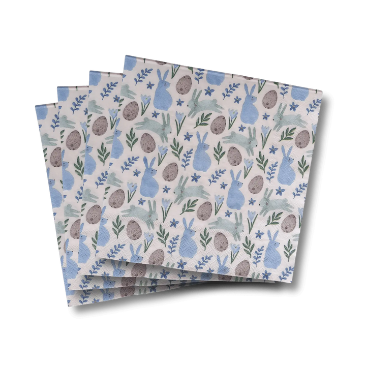 Bunny Large Disposable Paper Napkins (16pcs) - Josi James - Large Napkins