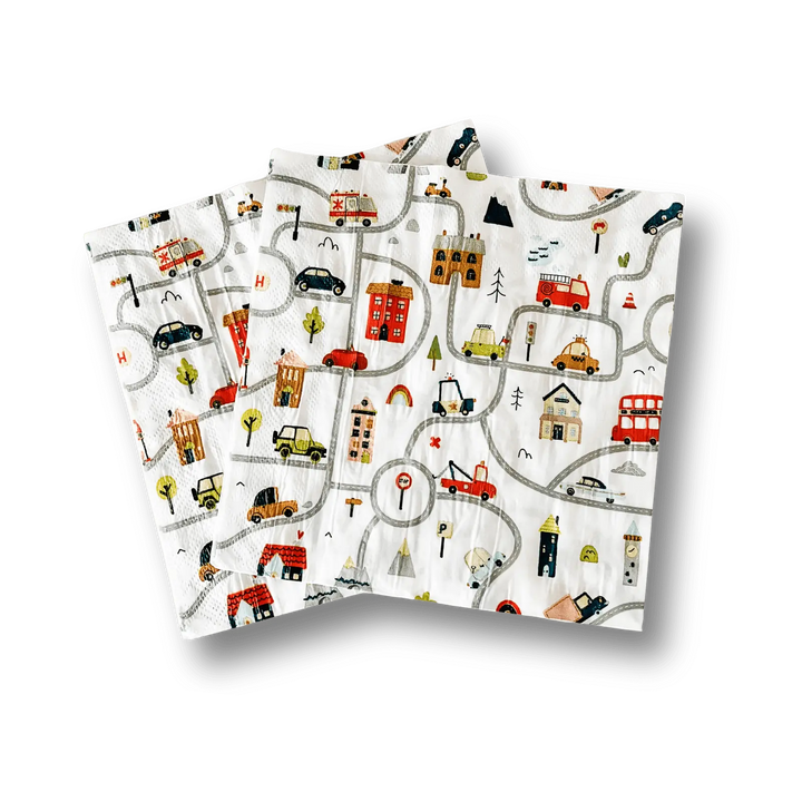 Car Large Disposable Paper Napkins (16pcs) - Josi James - Large Napkins