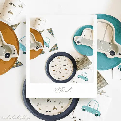 Car Party Tableware Kit - Josi James - product