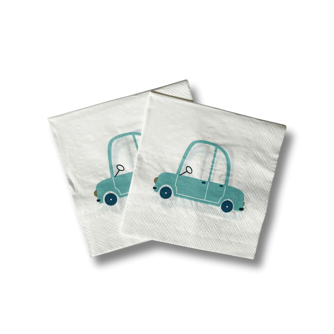 Car Small Disposable Paper Napkins (16pcs) - Josi James - Napkins