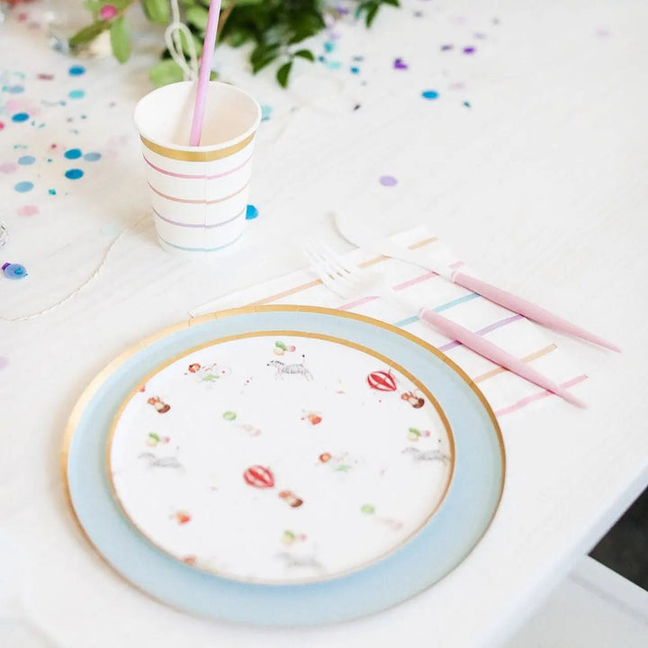 Carnival Dessert Plate (8pcs) - Josi James - 7 Inch Plate