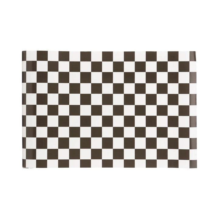 Checkered Flag Table Runner – Race Car Party Table Decor for Birthdays & Celebrations - Josi James - Table Runner